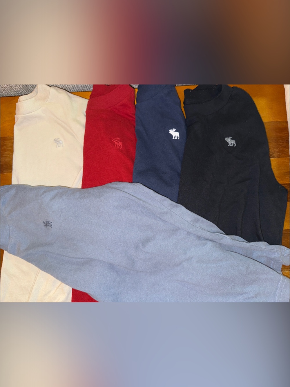 Abercrombie boys LS Crewnecks